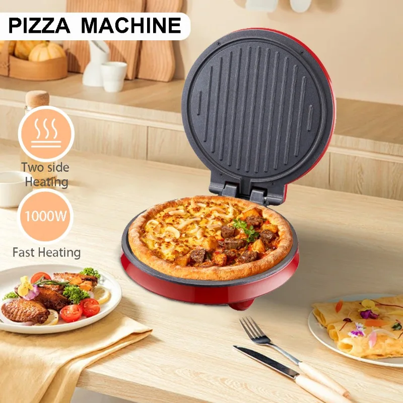 Fondue Set Electric - Elektryczna maszyna do pizzy 110V, dwustronna