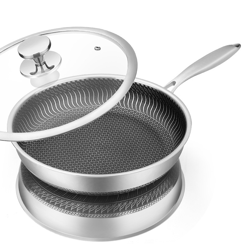 Fondue Set Electric - LMETJMA patelnia ze stali nierdzewnej nieprzywierająca