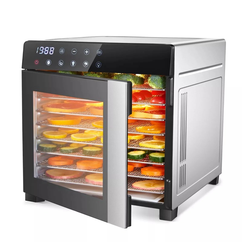 Dehydrator Tray Electric - 8-półkowy suszarka do żywności ze stali