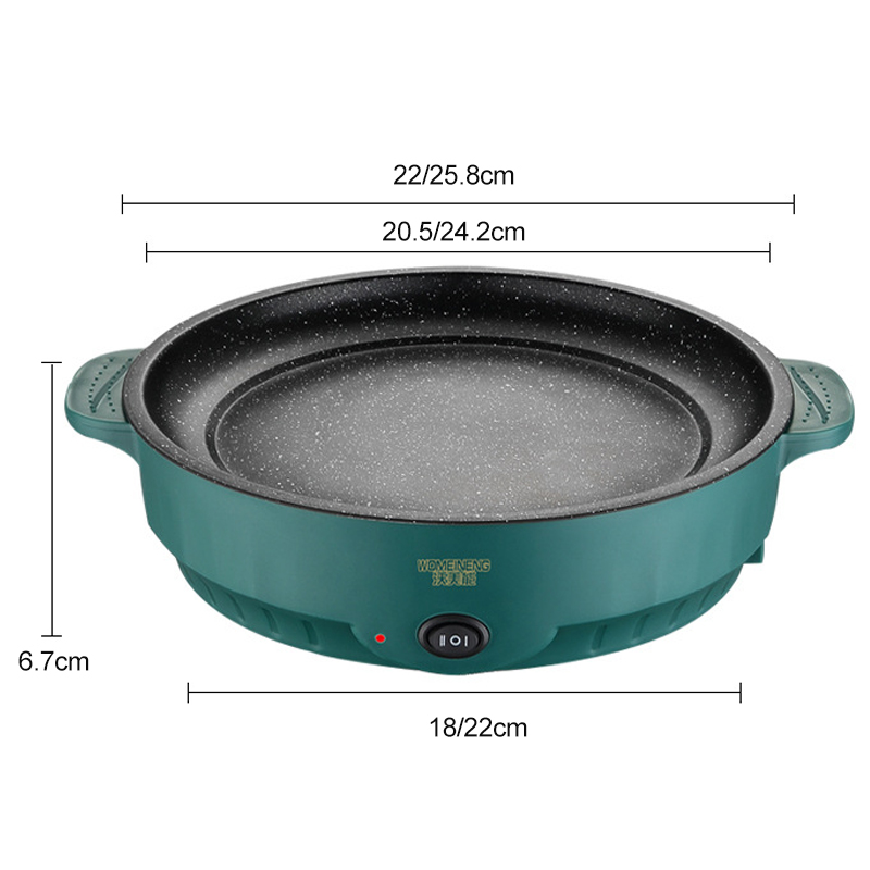 Fondue Set Electric - Elektryczna wielofunkcyjna patelnia, elektryczna patelnia do