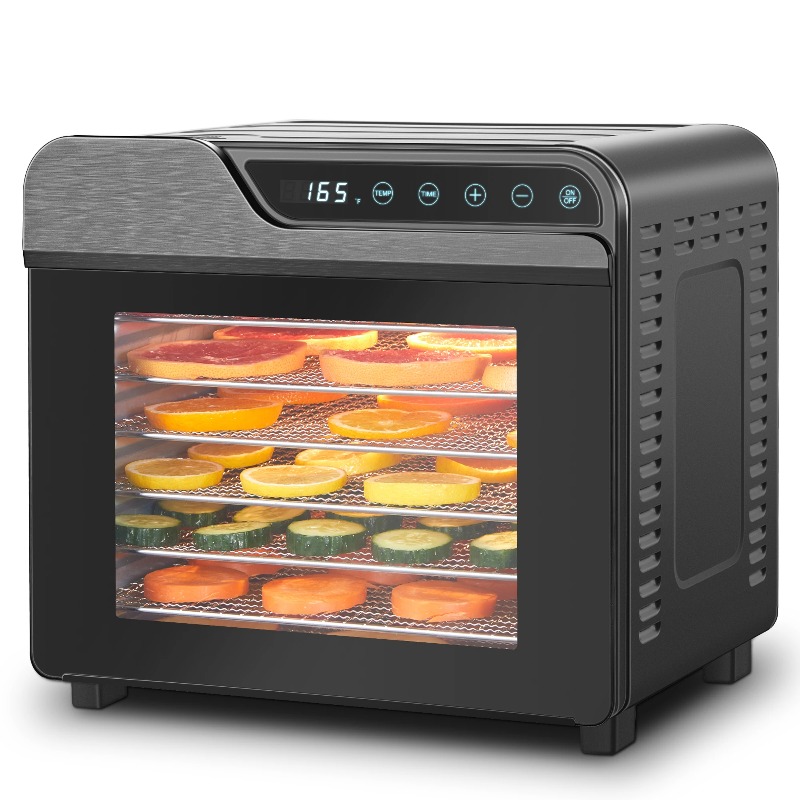 Dehydrator Tray Electric - 8-półkowy piekarnik ze stali nierdzewnej, 625W,