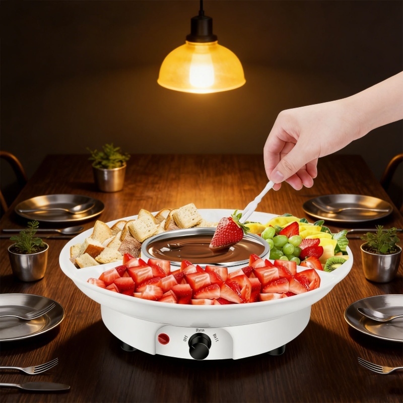 Fondue Set Electric - Elektryczny zestaw do fondue, zestaw do